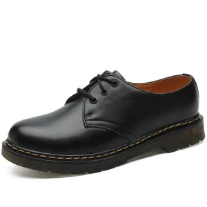 1461 Sporty Mesh Low-top Round Toe Lace-Up Waterproof Breathable Cowhide Non-Slip Shoes for Men & Women Autumn Casual Leisure