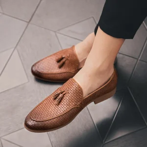 28001 Fashion Plus Size Men’s PU Leather Dress Shoes