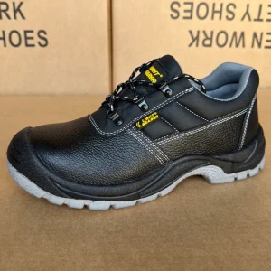 926B Durable Leather Safety Shoes for Men’s Industrial Waterproof Antislip Steel Toe Engineering Work Safety Boots