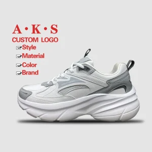 Aks Footwear Factory New Retro Design Custom Men’s Shoes Luxury Platform Shoes Sneakers Lightweight Casual Walking Shoes