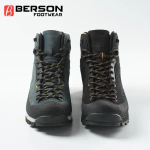 All Season Outdoor Urban Commuting Inclement Weather Waterproof Suede Mesh Upper High Ankle Support Hiking Shoes