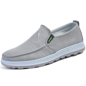 Anti-slip Breathable Upper Men’s Slip On Walking Shoes for Autumn