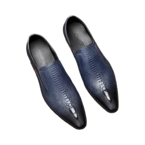 Authentic British Men’s Black Leather Dress Shoes Elegant Artificial for Genuine Leather Oxford New Trend for Wedding Parties