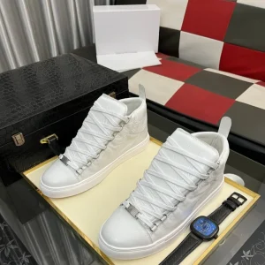 Ba’s Original Plus Size Men’s Shoes in Genuine Leather Trendy and Fashionable Board Shoes with High and Low Tops