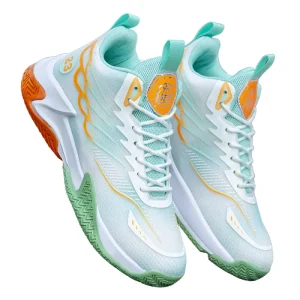 Basketball Sport Shoes Cross border Men’s Running Shoes Spring Breathable Mesh Upper Slip On Lace Up Fashion Trend