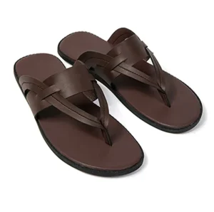 Beach Wear Slipper Arrivals Sandals for Men Leather Footwear Men Sandals Slip-On Flat Casual Summer