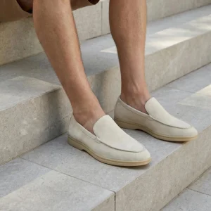 Big Size Animal Skin Boat Men Casual Suede Loafer Shoes Slip On Durable Walking Shoes