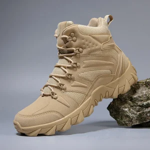 Big Size Middle Wild Camping Hiking Boots Tactical Training Desert Shoes
