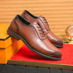 Boutique Superior Stylish Men’s Formal Leather Dress Shoes Loafers Men’s Luxury Business Office Shoes