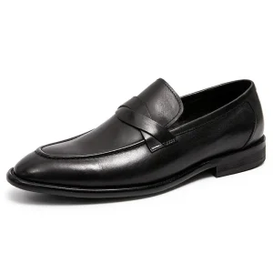 Brand Logo Men’s PU Leather Loafers Casual Formal Shoe for Men Footwear Shoes