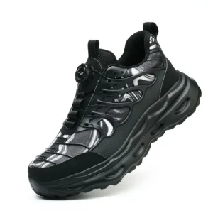 Breathable Impact-Resistant Puncture-Proof Men’s Summer Work Shoes for Construction Comfortable Cushioning Safety