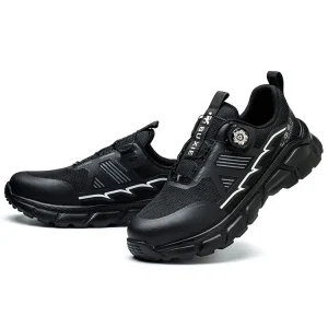 Breathable Light Weight Safety Shoes Steel Toe for Men Work Winter Anti Slip Mesh Upper
