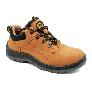 Brown Leather Welding Nubuck Upper Durable Men Steel Toe Woodland Working Industrial Safety Shoes for Men