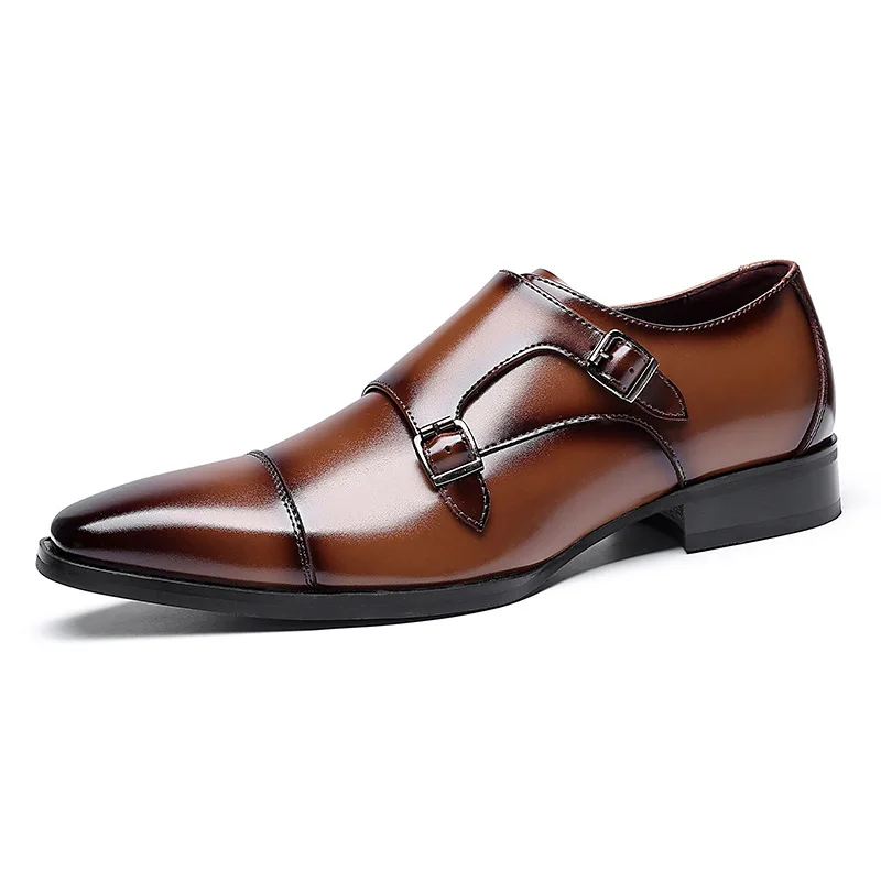 Business Wedding Zapato De Vestir Office Shoes Genuine Leather Formal Men's Dress Shoes