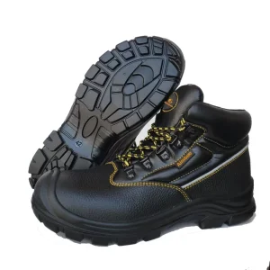 CE Certified Construction Anti-puncture Industrial Protective Work Boots Wear Resistant Safety Shoes for Men