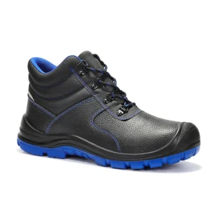 CE S3 SR Unisex Mid Cut Steel Toe Cow Leather Anti Slip Puncture Smash Casual Safety Shoes Industrial Work Sneakers