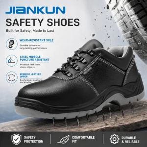 CE Standard Men’s Factory Price Safety Boot Steel Toe Steel Plate Anti smash Anti puncture S3 PU Outsole Safety Shoe