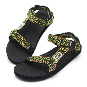 Casual Fashion Canvas Men Sandals Men Sports Sandals Breathable Hiking Sandals Custom Summer Outdoor