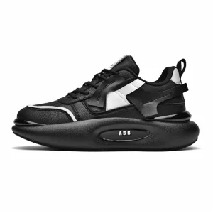Casual Men’s Korean Running Shoes with Custom Logo Mesh Lining Cushioning Spring Autumn Winter Use