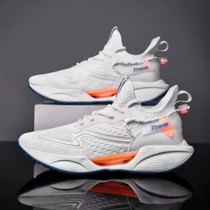 Casual Sports Shoes for Men Mesh New Fashion Breathable Soft Sole Running Shoes Sneakers Comfortable Walking Shoes for Men