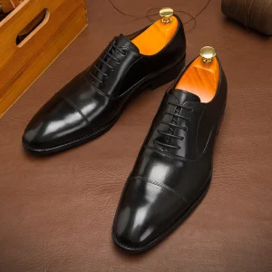 Classic Wedding Dress Shoes for Men Cow Genuine Leather Fashion Formal Shoes Men Chaussures Homme Office Party Dress Man Shoes