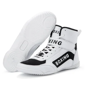 Coexistence Professional Design Boxing Wrestling Shoes Breathable Mesh Upper Rubber Outsole Summer for