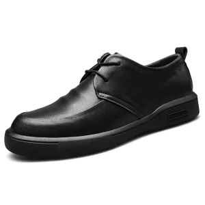 Cowhide Leather Men’s Dress Shoes and Oxfords Casual Business Style