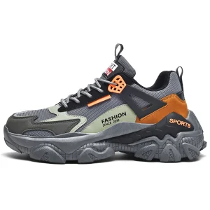 Custom Brand Logo Men Fashion Sneakers Increasing Platform Anti Slip Shoe Zapatos De Hombre Men’s Casual Sport Running Shoes