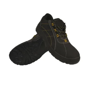 Custom Design Professional Men’s Leather Safety Shoes Black Welding & Work Shoes with Fashion Style