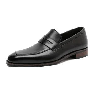 Custom High Quality Genuine Leather Slip-On Casual Men’s Leather Dress Shoes Office Formal Shoes Men