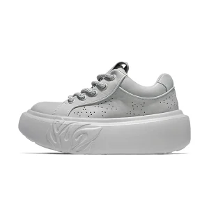 Custom Logo Designer Luxury Platform Sneakers Versatile Height Increasing Breathable Chunky Bread Shoes for Men Women