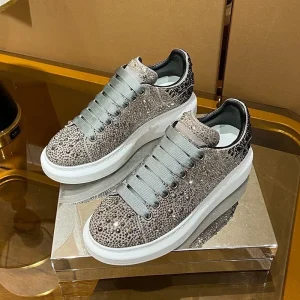 Custom Logo Leather Sneakers Soft Comfortable Casual Walking Sports Running Shoes