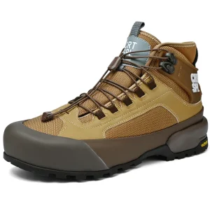 Custom Logo Men’s Outdoor Waterproof Hiking Boots Non-Slip Wear-Resistant Cross-Country Trekking Shoes