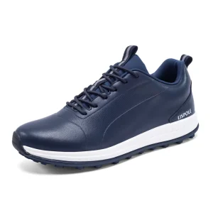 Custom Logo Non slip Studless Trainers Rotating Buckles Outdoor Men Golf Shoes