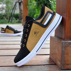 Custom Men’s Fitness Walking Shoes New Style Canvas Upper Material