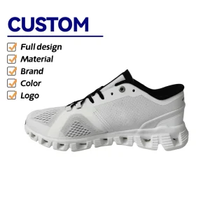 Custom Men’s Light Weight Sports Running Shoes Breathable Mesh Lining Comfortable Casual Cloud Design Spring Winter