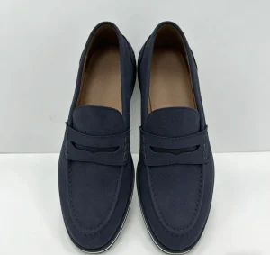 Custom Men’s Moccasin Loafers High Quality Suede Genuine Leather Retro Style Comfortable for Spring Winter Outdoor Walking