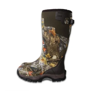 Custom Printing Men’s Knee High Waterproof Insulated Durable Neoprene Rubber Rain Boots