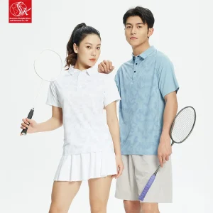 Custom Sweatshirt for Men & Women 105g Thin Jacquard Knitted Fabric Quick-Drying Fitness for Polo Shirt Cool Breathable Lapel