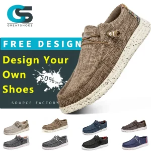 Custom Walking Style Shoes Round Leather Loafers Shoes for Men Mens Business Casual Wear Shoes