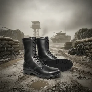 Customized Genuine Leather Anti Slippery Tactical Boots Waterproof Snow Hiking Men’s Training Boots