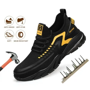 Customized High Quality Industrial Protective Footwear Men’s Safety Shoes Comfortable Working Shoes Steel Toe Sneakers
