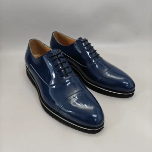 Customized Lace-up Oxford Leather Shoes for Men Genuine Leather Upper EVA Midsole Office & Career Fashion Shoe Factory