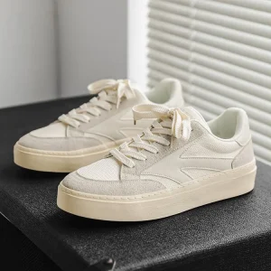Daily Wear Trendy Casual Lace Up Low Top Design Men’s Skateboarding Walking Shoes