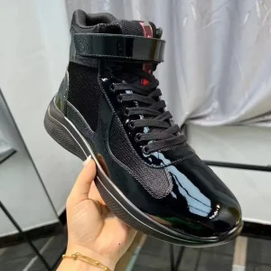 Designer Men and Women Basketball Chunky Sneakers High Top Genuine Leather Casual Safety Lighted Walking Style Retro Running Shoes