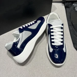 Designer Men’s Leather Breathable Soft Mesh Lighted Walking Style Sneakers Vogue Women Comfortable Casual Sports Tennis Shoes