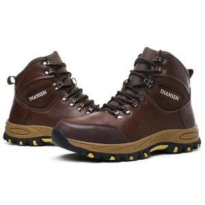 DianSen D865 High Cut Work Fashion Construction Safety Boots Steel Toe Men Safety Shoes