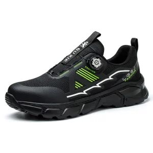 Direct Sales Customized Modern Men’s Large-sized Fashionable Sports Steel Toe Comfort Work Shoes Lightweight Breathable Factory