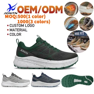 Durable Wide Fit Breathable Extra Wide Toe Box 2E 4E Lightweight Spring Autumn Running Shoes Comfort Athletic Sports Sneakers