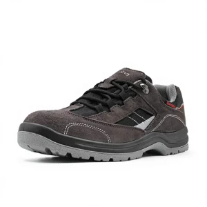 ESD Breathable Anti Static Leather Work Shoes Anti Puncture Steel Toe Safety Shoes for Working and Sport Men Women